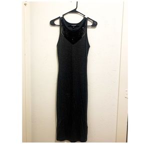 Dark Grey Express Evening Dress